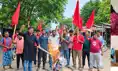 मुख्य चुनाव आयुक्त ज्ञानेश कुमार की बर्खास्तगी को लेकर आइसा का प्रतिवाद मार्च, फूंका पुतला