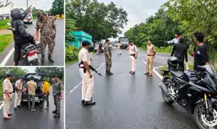 त्योहारों को लेकर पुलिस अलर्ट, जिले भर में चला एंटी-क्राइम वाहन जांच अभियान