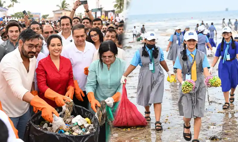 'दृश्यम 3' से पहले अभिनेता अजय का अनोखा अंदाज, CM की पत्नी संग अमृता संग जुहू बीच पर साफ किया कचरा 'दृश्यम 3' से पहले अभिनेता अजय का अनोखा अंदाज, CM की पत्नी संग अमृता संग जुहू बीच पर साफ किया कचरा