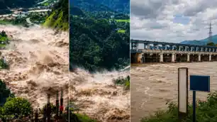 नेपाल में जल प्रलय, बिहार में अलर्ट, बाढ़ का खतरा कितना? सीएम सम्राट करेंगे एरियल सर्वे नेपाल में जल प्रलय, बिहार में अलर्ट, बाढ़ का खतरा कितना? सीएम सम्राट करेंगे एरियल सर्वे