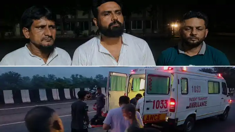 रफ्तार का कहर, एनएच-19 पर दो युवकों की दर्दनाक मौत, एक मृतक था माता-पिता का इकलौता बेटा रफ्तार का कहर, एनएच-19 पर दो युवकों की दर्दनाक मौत, एक मृतक था माता-पिता का इकलौता बेटा