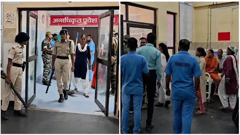 मॉडल अस्पताल में तीन वर्षीय बच्चे की मौत, जमकर हंगामा, मारपीट के साथ तोड़फोड़ भी... मॉडल अस्पताल में तीन वर्षीय बच्चे की मौत, जमकर हंगामा, मारपीट के साथ तोड़फोड़ भी...