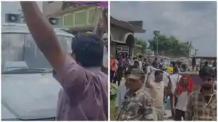 कोर्ट के आदेश पर दखल-दिहानी कराने पहुंचे सीओ का घेराव, अधिकारी बैरंग लौटे, मंत्री पर गंभीर आरोप