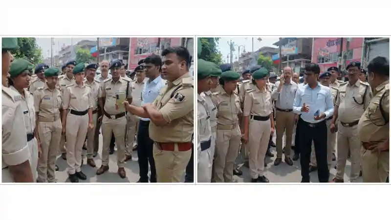 प्रदर्शन और AK-47 से फायरिंग के बाद सीवान के हालात कैसे?   DM-SP सड़क पर उतरे 