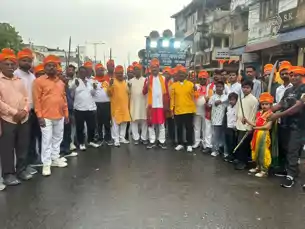 श्री महावीर मंडल स्वागत समिति ने सजाया आस्था का महोत्सव, रामनवमी शोभायात्रा में उमड़ा जनसैलाब