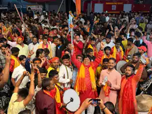 रामभक्ति में सराबोर राजधानी, राजीव रंजन मिश्रा के नेतृत्व में निकली विशाल शोभायात्रा