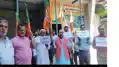 खड़गे के बयान पर BJP का जोरदार प्रदर्शन, माफी की मांग पर अड़े कार्यकर्ता