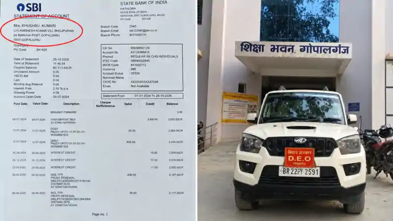 शिक्षा विभाग का बड़ा फर्जीवाड़ा : बिना नियुक्ति और योगदान के शिक्षिका के खाते में पहुंचे 17.49 लाख शिक्षा विभाग का बड़ा फर्जीवाड़ा : बिना नियुक्ति और योगदान के शिक्षिका के खाते में पहुंचे 17.49 लाख