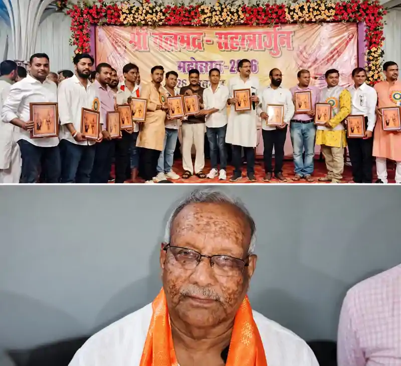 कलवार समाज का बलभद्र-सहस्त्रार्जुन पूजनोत्सव धूमधाम से आयोजित, सांस्कृतिक कार्यक्रम में बच्चों व कलाकारों का जलवा 