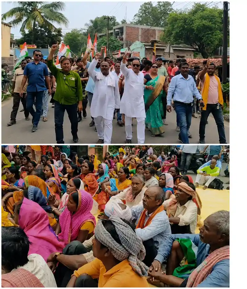खनन कानून के विरोध में कांग्रेस का हल्ला बोल, केंद्र पर लगाया अधिकार छीनने का आरोप, पिक्चर अभी बाकी है... खनन कानून के विरोध में कांग्रेस का हल्ला बोल, केंद्र पर लगाया अधिकार छीनने का आरोप, पिक्चर अभी बाकी है...