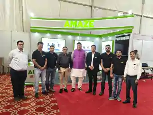 मोराबादी ट्रेड फेयर में अमेज के सोलर-इनवर्टर स्टॉल का शुभारंभ, ऊर्जा समाधान पर जोर