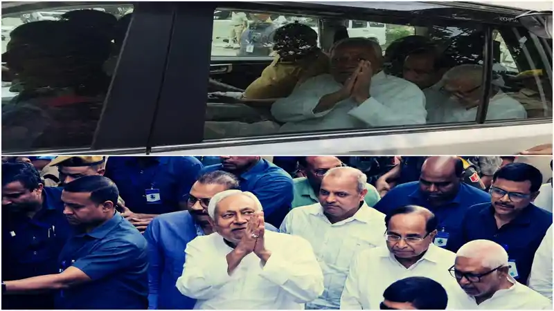 अचानक नीतीश पहुंचे जदयू दफ्तर, गायब मिले मंत्री, विजय चौधरी से बोले-'शाम में आइये और सब बताइए' अचानक नीतीश पहुंचे जदयू दफ्तर, गायब मिले मंत्री, विजय चौधरी से बोले-'शाम में आइये और सब बताइए'