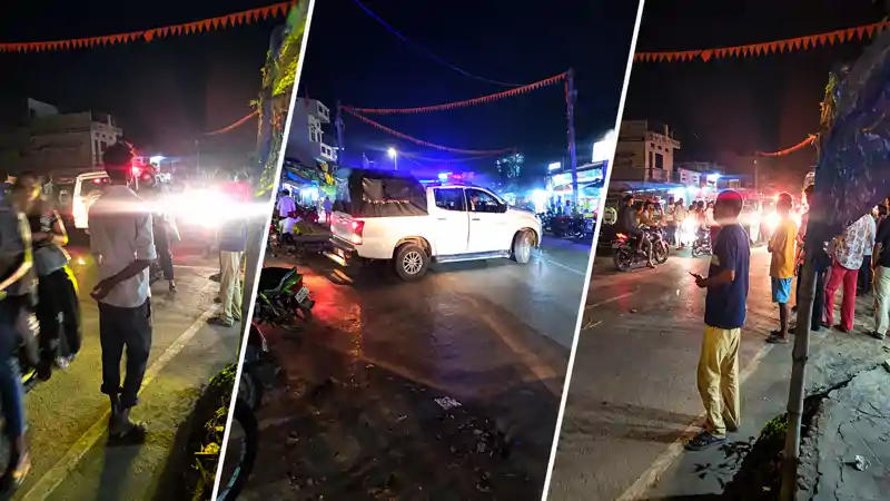 गैस रिफिलिंग की दुकान पर पुलिस की छापेमारी, पांच घरेलू सिलेंडर जब्त