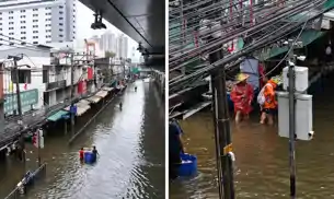 48 घंटे की बारिश में डूब गया बैंकॉक! सड़कें हुई जलमग्न, कई हजार लोग हुए प्रभावित