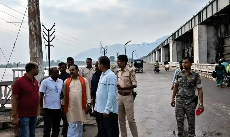वाल्मिकीनगर पहुंचे मंत्री नंदकिशोर, नदी के हालात की लिया जायजा वाल्मिकीनगर पहुंचे मंत्री नंदकिशोर, नदी के हालात की लिया जायजा