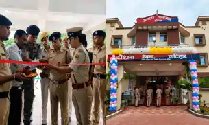 रोशना थाना के नवनिर्मित भवन का एसपी ने किया उद्घाटन, पुलिसिंग व्यवस्था होगी और सुदृढ़