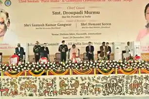 ओलचिकी लिपि के 100 वर्ष पूरे, राज्यपाल बोले-लोकभवन जनहित और जनजातीय संस्कृति का स्थायी मंच