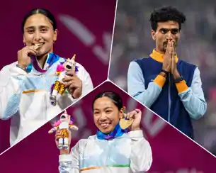 CWG 2026: भारत की झोली में गिरे दो और पदक, कॉमनवेल्थ गेम्स में अब तक कितने मेडल जीते, 80 मेडल... CWG 2026: भारत की झोली में गिरे दो और पदक, कॉमनवेल्थ गेम्स में अब तक कितने मेडल जीते, 80 मेडल...