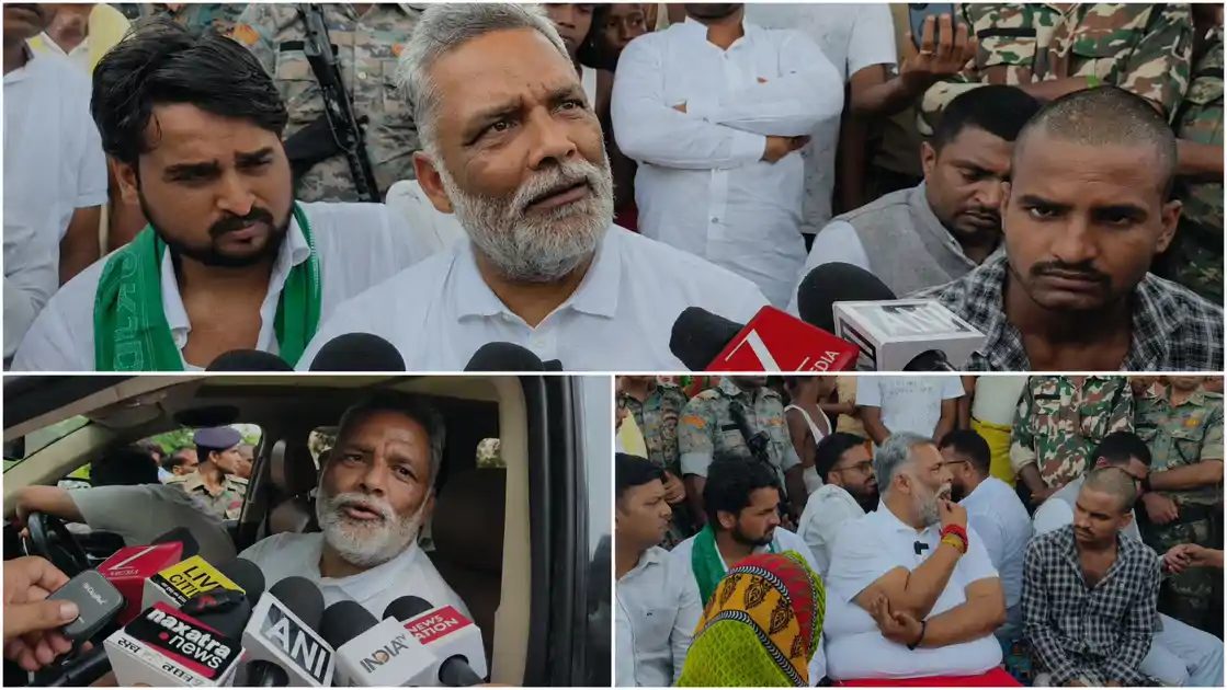 नालंदा पहुंचे पप्पू यादव गरजने लगे, बिहार में गृहयुद्ध जैसे हालात, राबड़ी आवास-CM सम्राट पर ये क्या बोल गए... 
