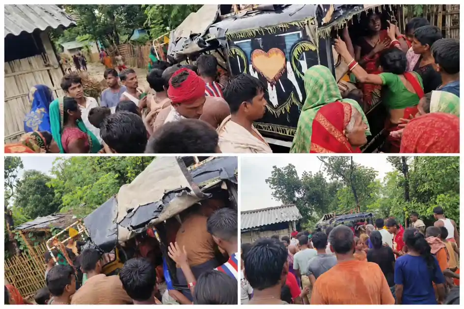 सीतामढ़ी में आकाशीय बिजली का कहर, महिला की मौत, 16 लोग झुलसे