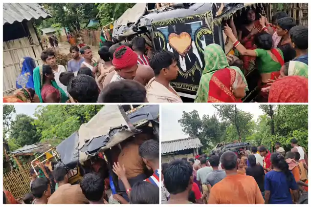 सीतामढ़ी में आकाशीय बिजली का कहर, महिला की मौत, 16 लोग झुलसे-