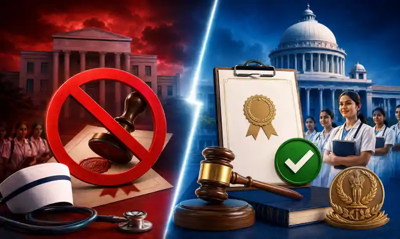 नर्सिंग पाठ्यक्रम की मान्यता के लिए इंडियन नर्सिंग काउंसिल संवैधानिक नियामक नहीं नर्सिंग पाठ्यक्रम की मान्यता के लिए इंडियन नर्सिंग काउंसिल संवैधानिक नियामक नहीं