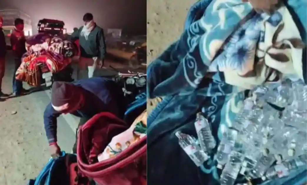 कंबल में छुपाकर ला रहे थे शराब, भारत–नेपाल बॉर्डर पर पुलिस ने तस्करों की उड़ाई नींद