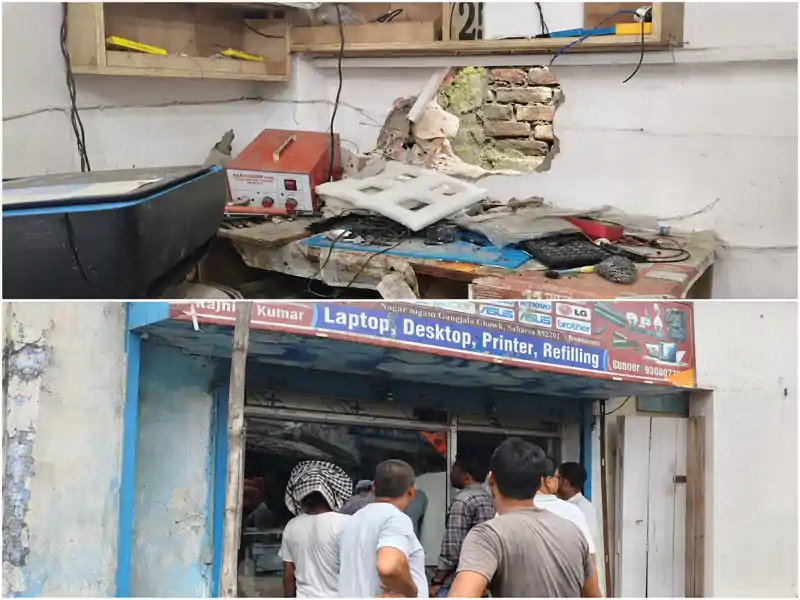  कंप्यूटर दुकान में सेंधमारी कर लाखों की चोरी, पांच लैपटॉप समेत कैश ले उड़े चोर  