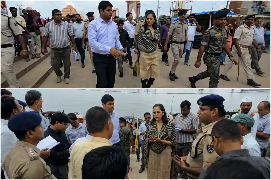 विश्व प्रसिद्ध श्रावणी मेला की तैयारी तेज, DM-SSP ने सुल्तानगंज घाट समेत कांवरिया पथ का लिया जायजा