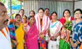 जामताड़ा पहुंची बीजेपी प्रदेश महिला अध्यक्ष का किया गया भव्य स्वागत