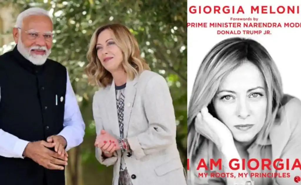 प्रधनमंत्री मोदी ने लिखी इटली की पीएम जॉर्जिया मेलोनी की आत्मकथा की प्रस्तावना