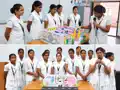 मॉडल के जरिए GNM छात्राओं ने समझाई स्वास्थ्य केंद्रों की कार्यप्रणाली