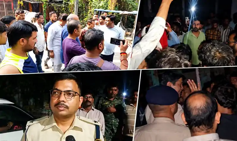FCI के अनाज लोड ट्रक ने साइकिल सवार को कुचला, लोगों ने किया सड़क जाम