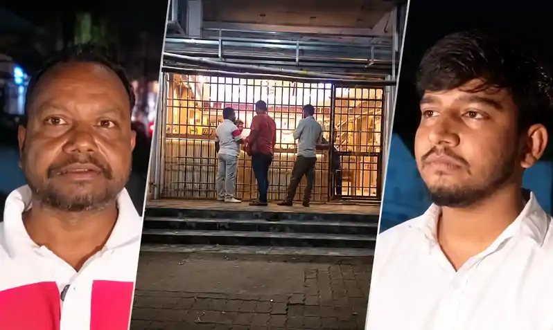 दुकान में नकली शराब मिलने की शिकायत को लेकर हंगामा दुकान में नकली शराब मिलने की शिकायत को लेकर हंगामा