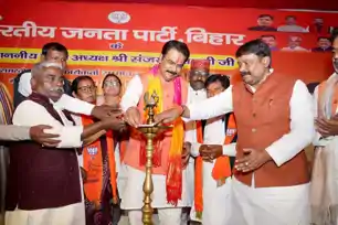 भाजपा का संकल्प - एक ऐसा भारत बनाना, जहाँ विकास और विरासत साथ-साथ आगे बढ़ें: संजय सरावगी ‎