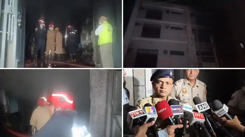 मंगोलपुरी इलाके में जूता फैक्ट्री में लगी भीषण आग, 4 लोगों की मौत, 2 हॉस्पिटल में भर्ती