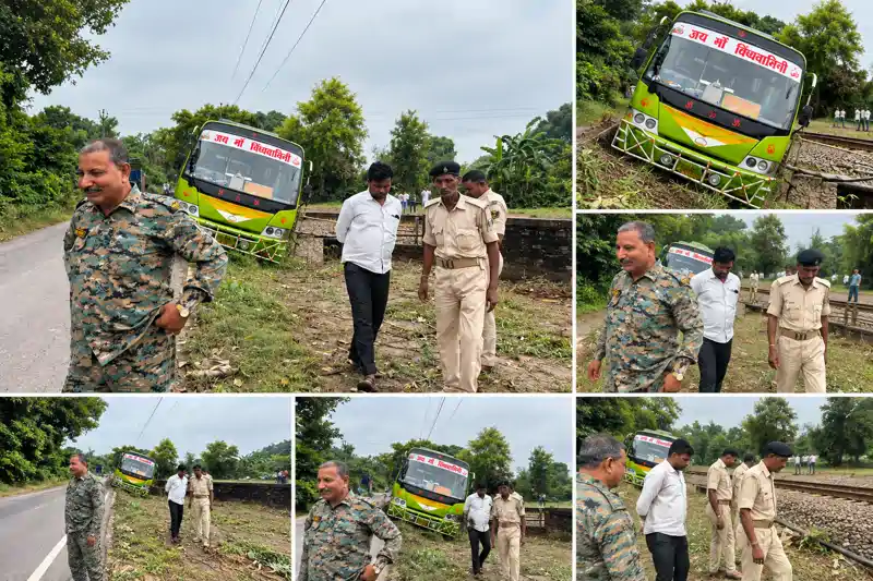 मीरगंज से बथुआ आ रही यात्रियों से भरी बस दुर्घटनाग्रस्त होने से बची, टला बड़ा हादसा